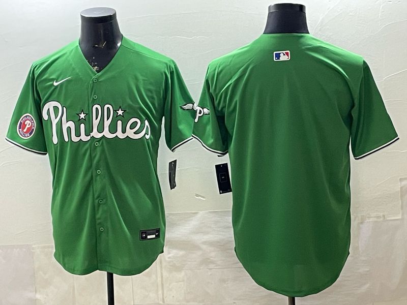 Men 2026 Philadelphia Phillies Blank Green Game Nike MLB Jersey 002->philadelphia phillies->MLB Jersey
